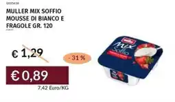 Prezzemolo e Vitale Muller mix soffio mousse di bianco e fragole offerta
