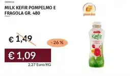 Prezzemolo e Vitale Milk kefir pompelmo e fragola offerta