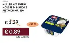 Prezzemolo e Vitale Muller mix soffio mousse di bianco e pistacchi offerta