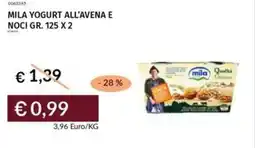 Prezzemolo e Vitale Mila yogurt all'avena e noci offerta