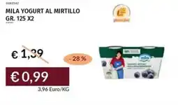 Prezzemolo e Vitale Mila yogurt al mirtillo offerta