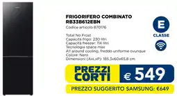 Esselunga SAMSUNG FRIGORIFERO COMBINATO RB33B612EBN offerta