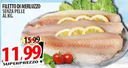 Il Genio Supermercato Filetto di merluzzo senza pelle offerta