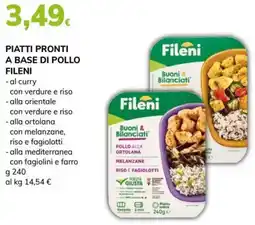 Basko Piatti pronti a base di pollo fileni offerta