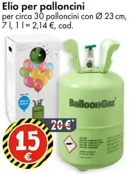 Tedi Elio per palloncini offerta