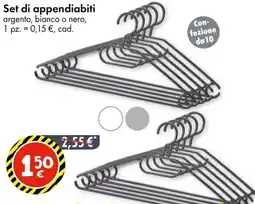 Tedi Set di appendiabiti offerta