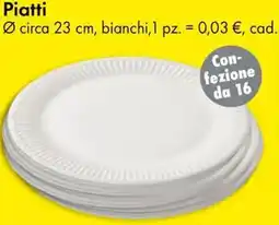 Tedi Piatti offerta