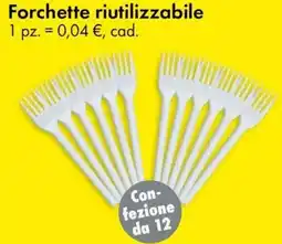 Tedi Forchette riutilizzabile offerta