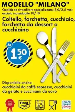Tedi Coltello, forchetta, cucchiaio, forchetta da dessert o cucchiaino offerta