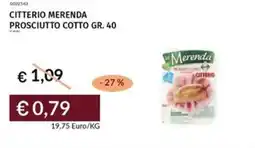 Prezzemolo e Vitale Citterio merenda prosciutto cotto offerta