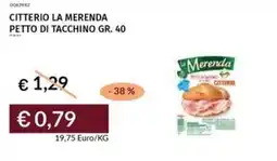 Prezzemolo e Vitale Citterio la merenda petto di tacchino offerta