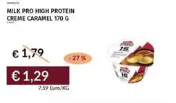 Prezzemolo e Vitale Milk pro high protein creme caramel offerta