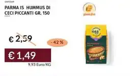 Prezzemolo e Vitale Parma is hummus di ceci piccanti offerta