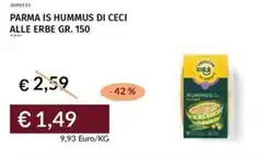 Prezzemolo e Vitale Parma is hummus di ceci alle erbe offerta