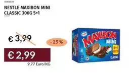 Prezzemolo e Vitale Nestle maxibon mini classic 5+1 offerta