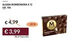 Prezzemolo e Vitale Algida bomboniera x 12 offerta