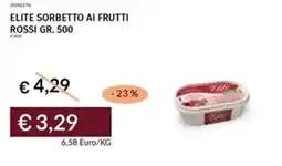 Prezzemolo e Vitale Elite sorbetto ai frutti rossi offerta