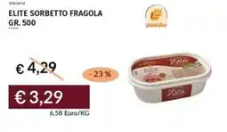 Prezzemolo e Vitale Elite sorbetto fragola offerta
