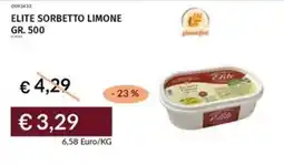 Prezzemolo e Vitale Elite sorbetto limone offerta