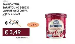 Prezzemolo e Vitale Sammontana barattolino delizie l'amarena di coppa d'oro offerta