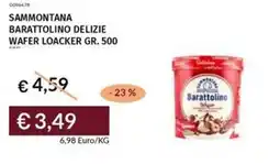 Prezzemolo e Vitale Sammontana barattolino delizie wafer loacker offerta