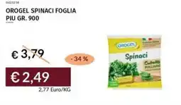 Prezzemolo e Vitale Orogel spinaci foglia piu offerta