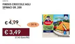 Prezzemolo e Vitale Findus croccole agli spinaci offerta
