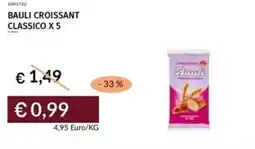 Prezzemolo e Vitale Bauli croissant classico x 5 offerta