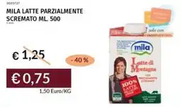 Prezzemolo e Vitale Mila latte parzialmente scremato offerta