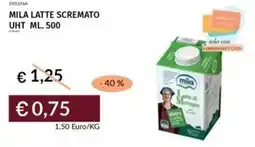 Prezzemolo e Vitale Mila latte scremato uht offerta