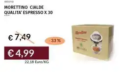 Prezzemolo e Vitale Morettino cialde qualita' espresso x 30 offerta