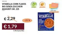 Prezzemolo e Vitale Vitabella corn flakes bio senza zuccheri aggiunti offerta