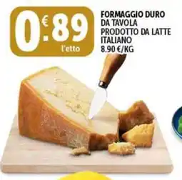 Deco Supermercati Formaggio duro da tavola offerta