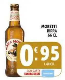 Deco Supermercati Moretti birra offerta