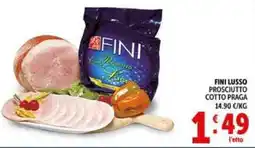 Deco Supermercati Fini lusso prosciutto cotto praga offerta
