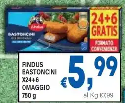 DEM Findus bastoncini offerta