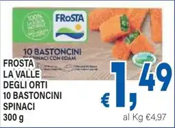DEM Frosta la valle degli orti 10 bastoncini spinaci offerta