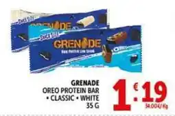 Deco Supermercati Grenade oreo protein bar offerta