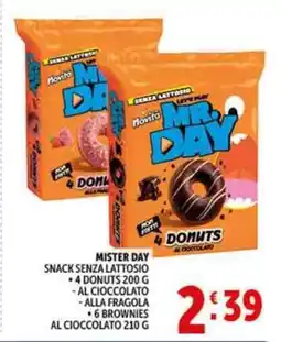 Deco Supermercati Mister day snack senza lattosio offerta