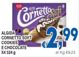DEM Algida cornetto soft cookies e chocolate offerta