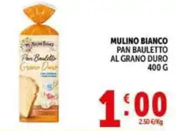 Deco Supermercati Mulino bianco pan bauletto offerta