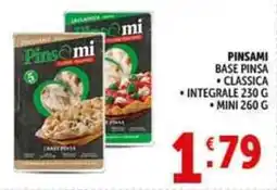 Deco Supermercati Pinsami base pinsa offerta