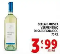 Deco Supermercati Sella e mosca vermentino di sardegna doc offerta