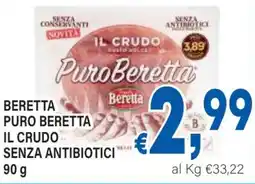 DEM Beretta puro beretta il crudo senza antibiotici offerta
