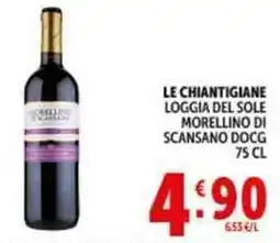 Deco Supermercati Le chiantigiane loggia del sole morellino di scansano DOCG offerta