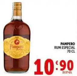 Deco Supermercati Pampero rum especial offerta