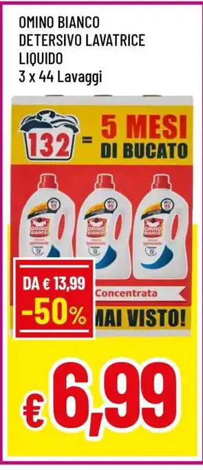 Famila OMINO BIANCO DETERSIVO LAVATRICE LIQUIDO offerta