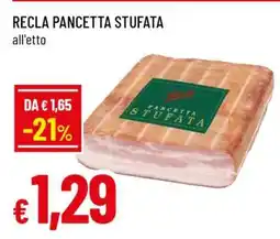 Famila RECLA PANCETTA STUFATA offerta