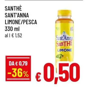 Famila SANTHÈ SANT'ANNA LIMONE / PESCA offerta