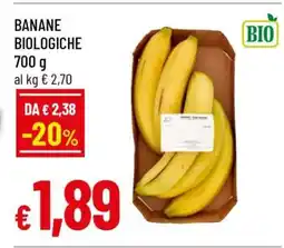 Famila BANANE BIOLOGICHE offerta